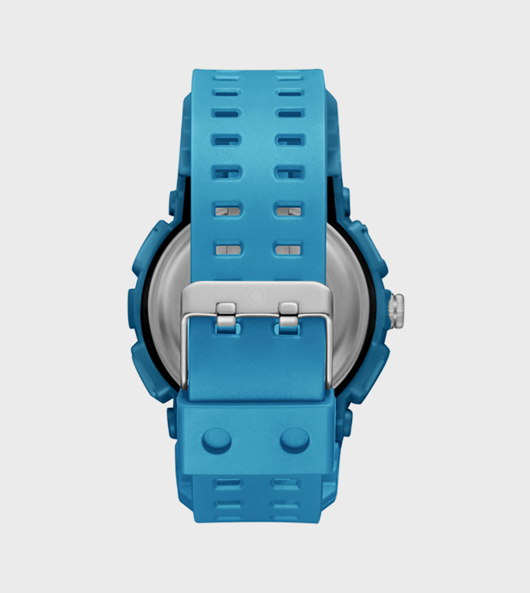 Green Dial Digital Watch