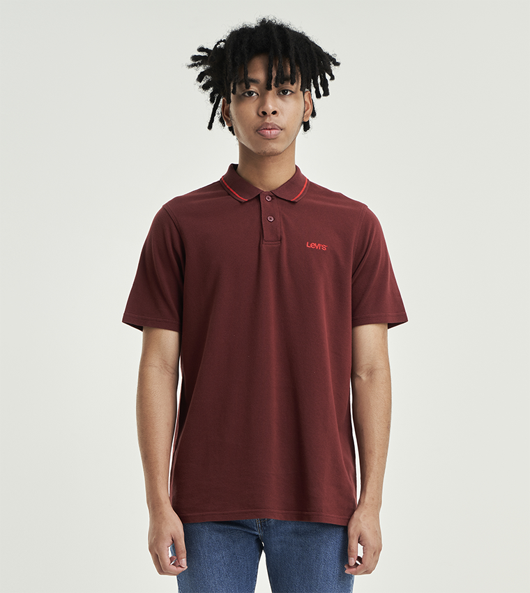 Buy Levi's Relaxed Seasonal Polo T Shirt In Red | 6thStreet Kuwait