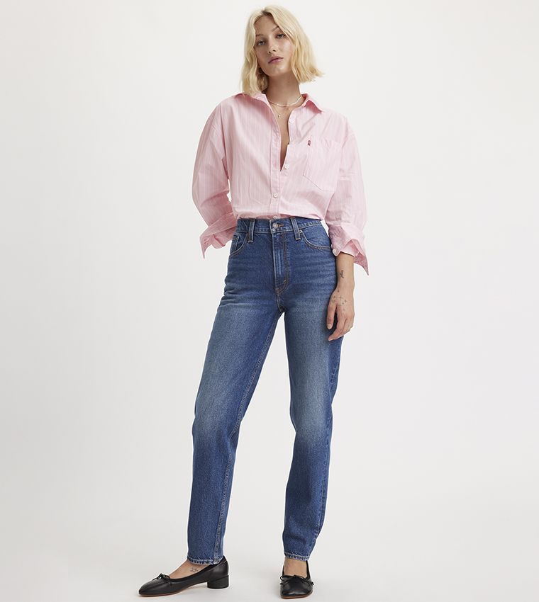 80s Faded Mom Fit Jeans
