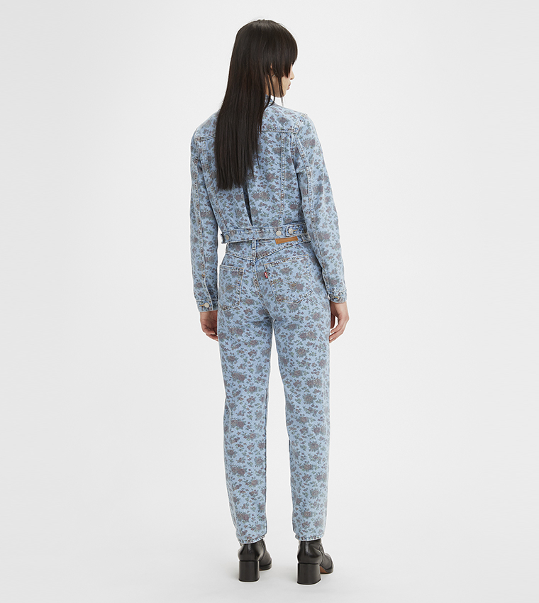 80s Printed Mom Jeans