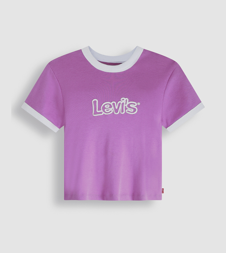 Logo Printed Cropped Top