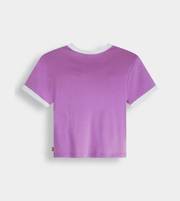 Logo Printed Cropped Top