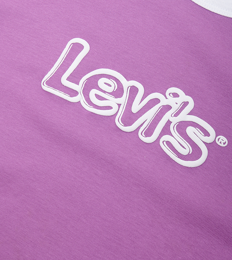 Logo Printed Cropped Top