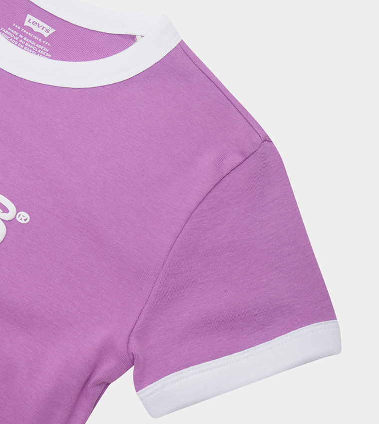 Logo Printed Cropped Top