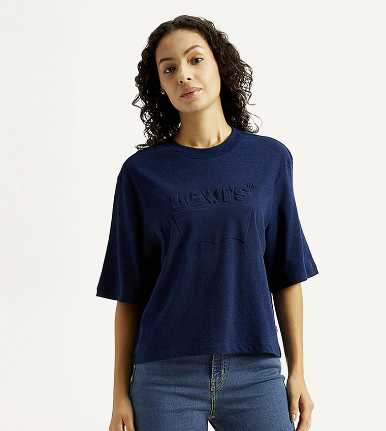 Logo Detail Boxy Fit T-Shirt