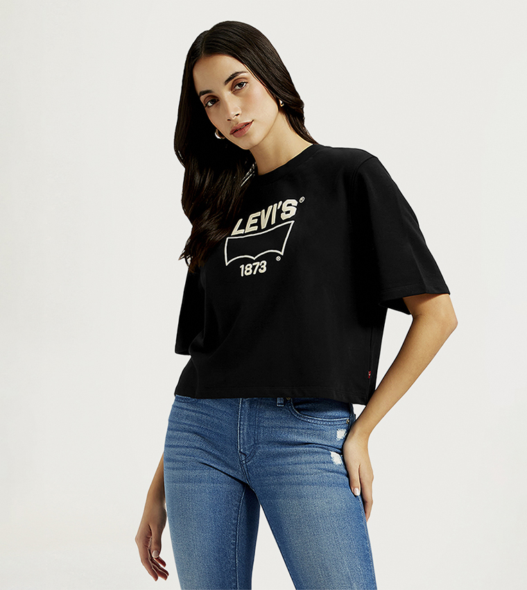 Logo Detail Relaxed Fit T-Shirt