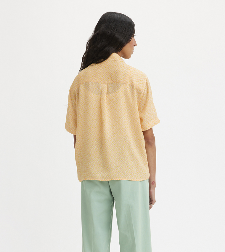 Patterned Pocket Detail Shirt