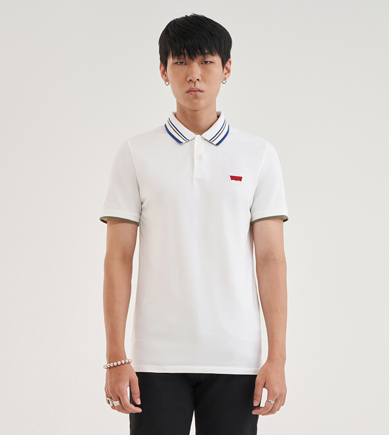 Logo Detail Housemark Polo T-Shirt
