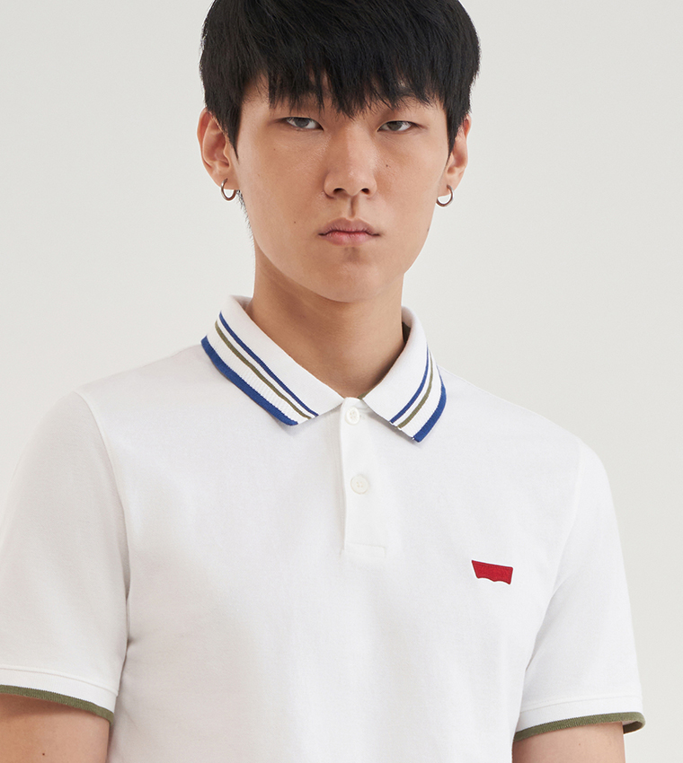 Logo Detail Housemark Polo T-Shirt