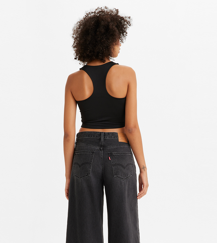 Graphic Racer Half Tank Top