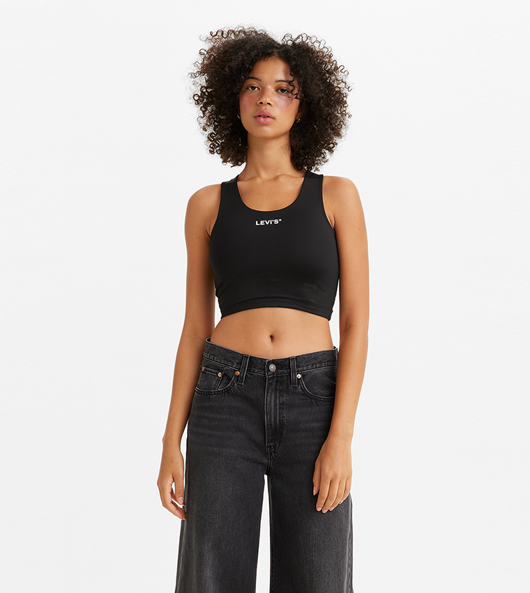 Graphic Racer Half Tank Top