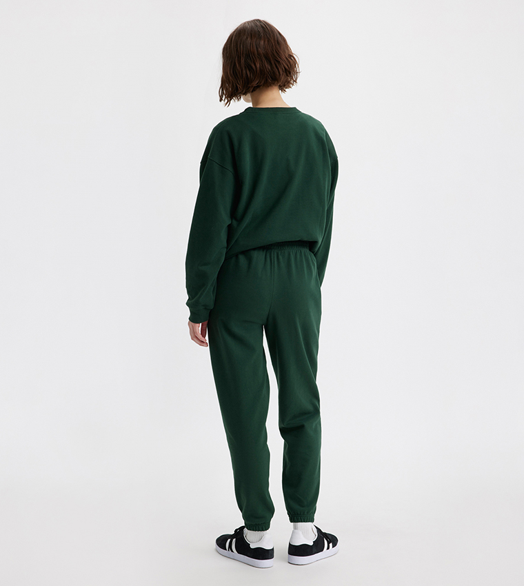Logo Detail Elastic Waist Joggers
