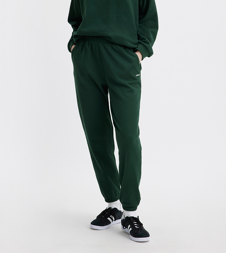 Logo Detail Elastic Waist Joggers