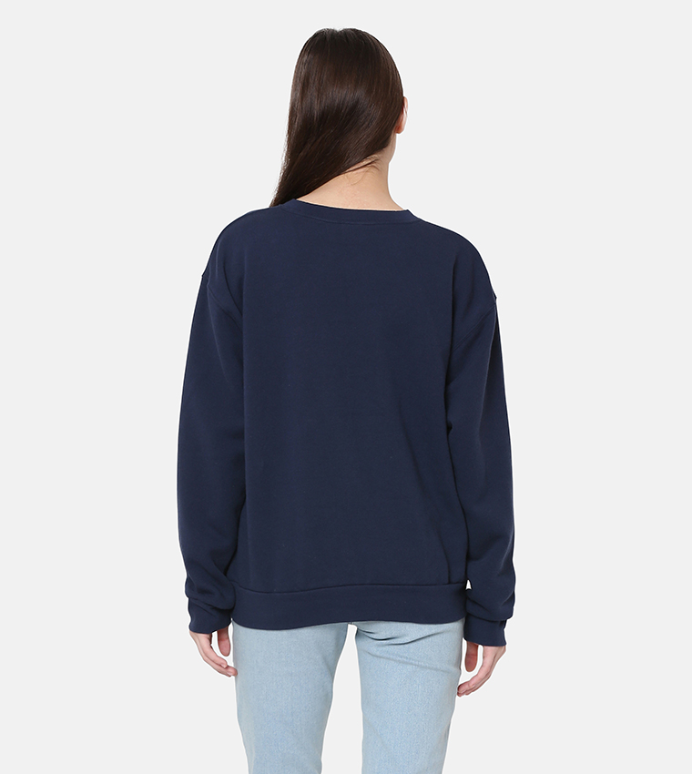 Logo Badge Long Sleeves Sweatshirt