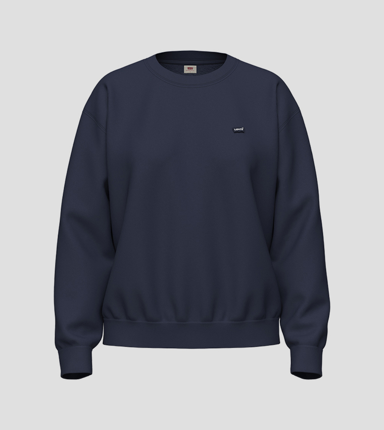 Logo Badge Long Sleeves Sweatshirt