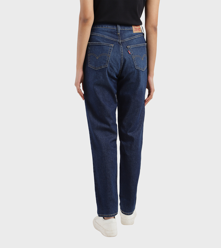 High Rise 80's New Mom Relaxed Tapered Fit Jeans