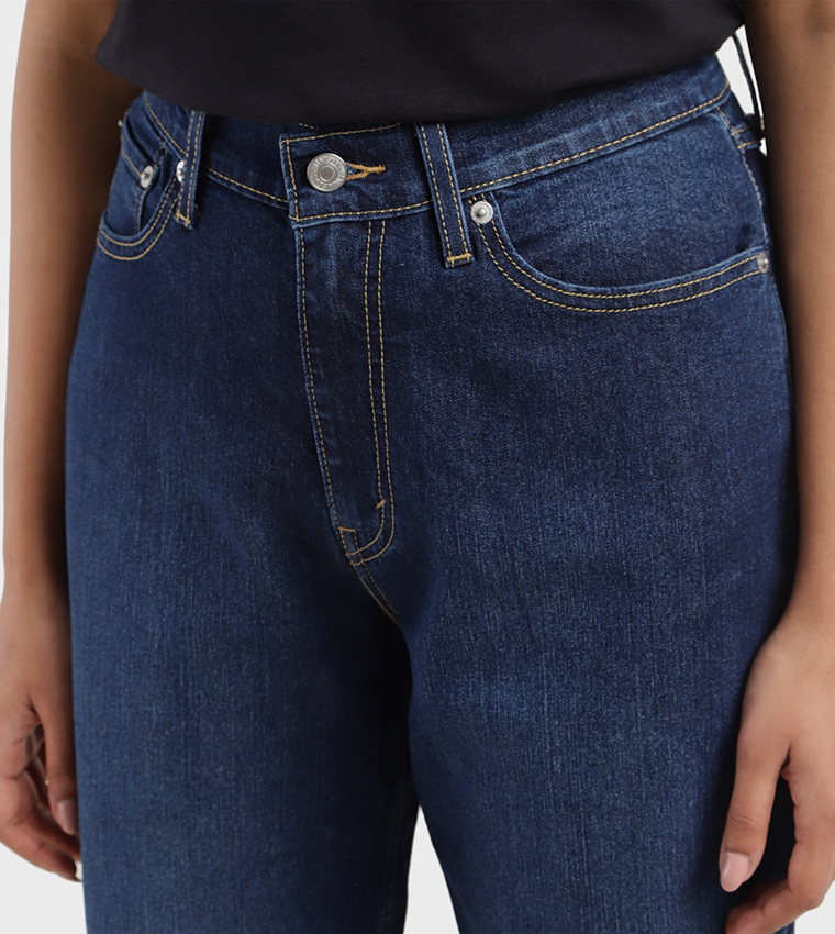 High Rise 80's New Mom Relaxed Tapered Fit Jeans