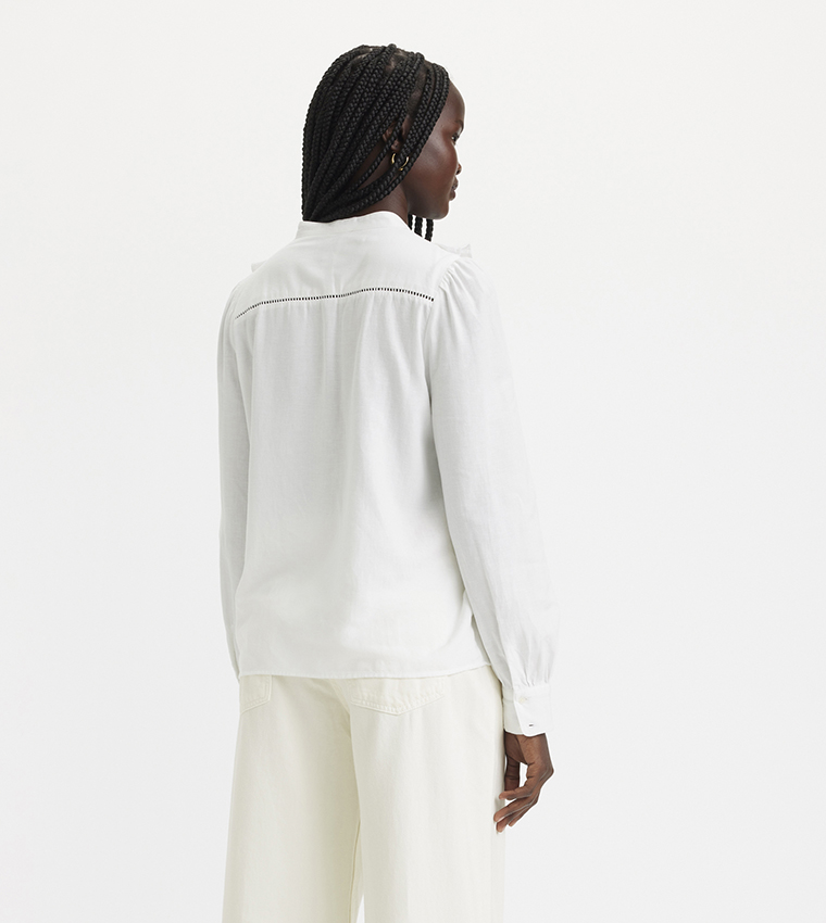 CARINNA Solid Long Sleeves Top
