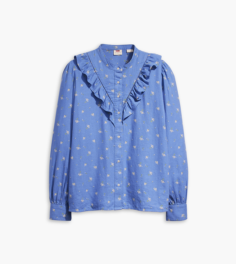 CARINNA Printed Long Sleeves Top