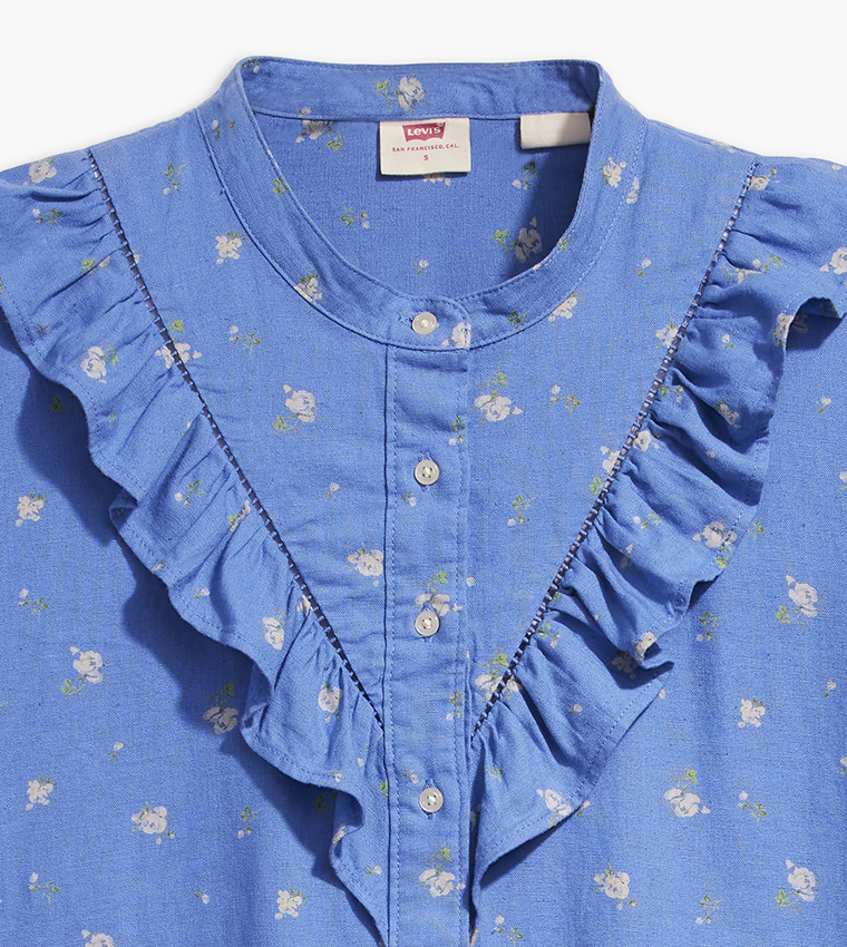 CARINNA Printed Long Sleeves Top