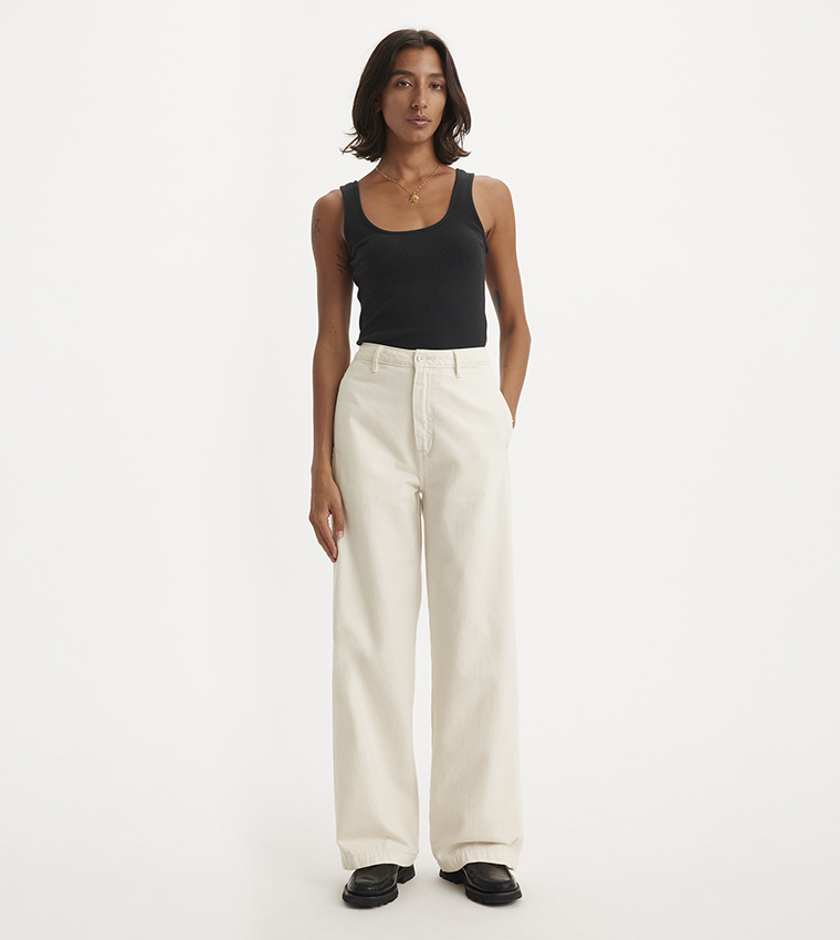 RIBCAGE Bell Straight Jeans