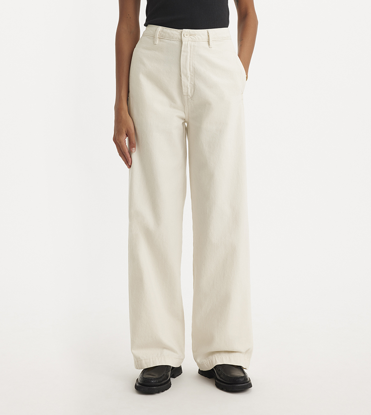RIBCAGE Bell Straight Jeans