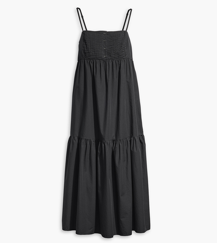 ISSA Strappy Tiered Dress            