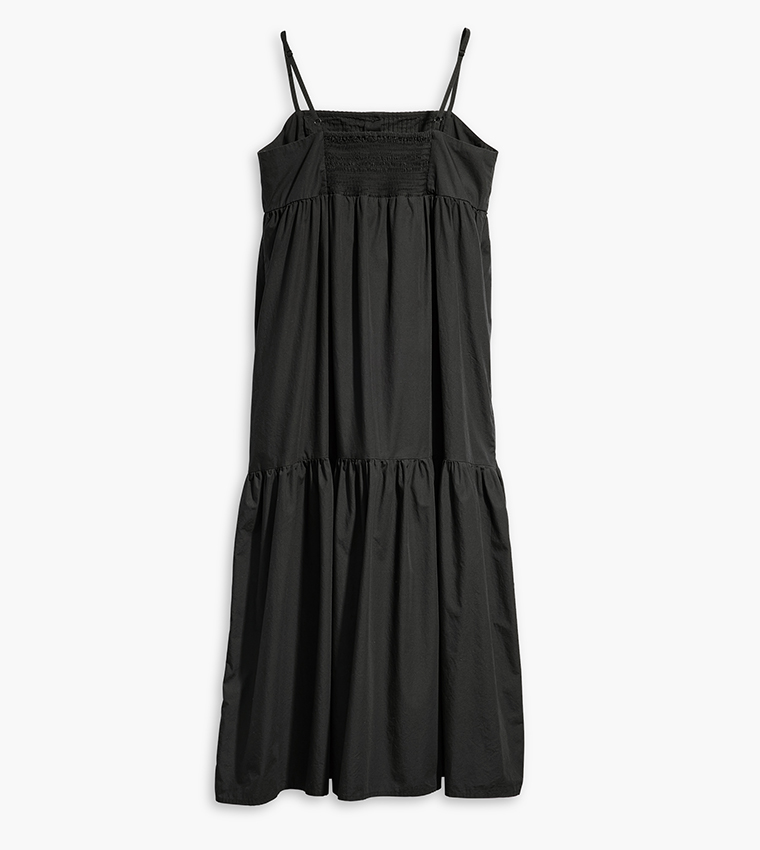 ISSA Strappy Tiered Dress            