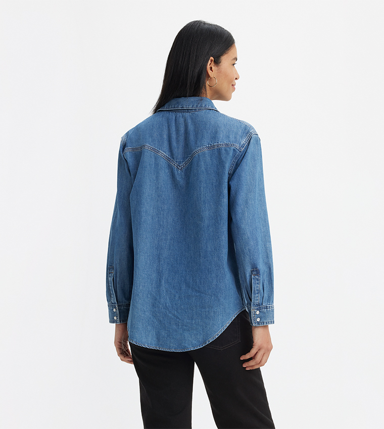 SAWYER Long Sleeves Denim Shirt