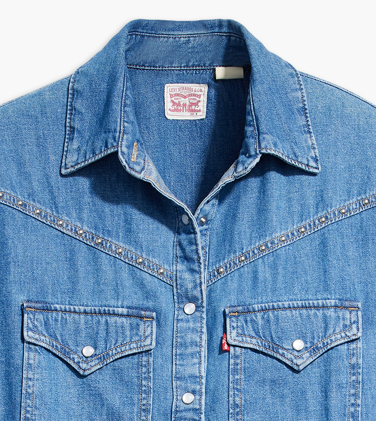 SAWYER Long Sleeves Denim Shirt