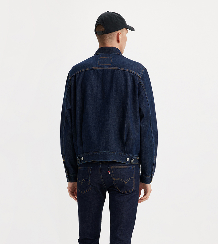 Levi's trucker clearance jacket indigo