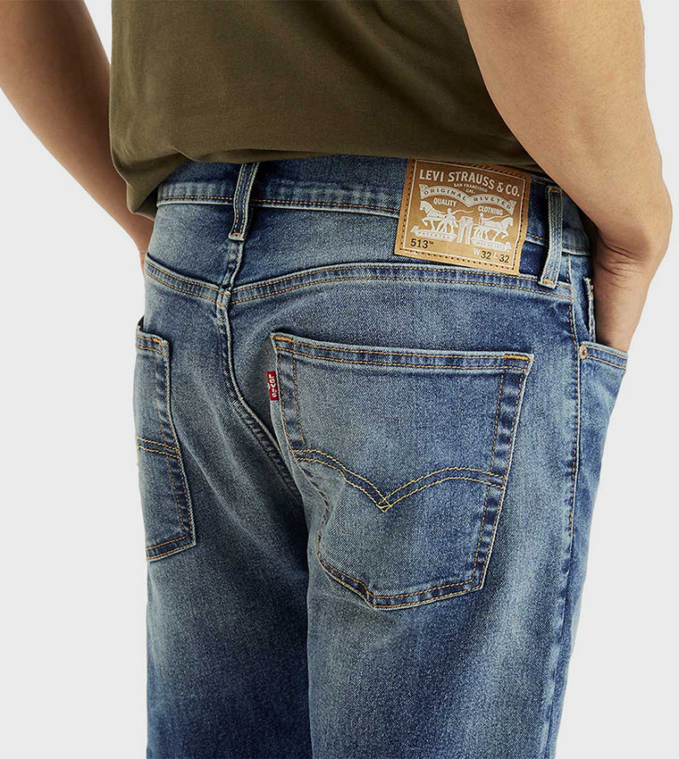 513 Faded Slim Fit Jeans