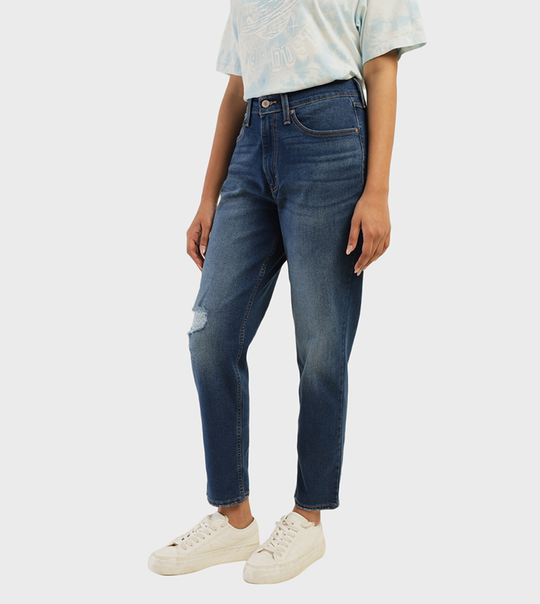 Mid Rise 80s Mom Tapered Jeans