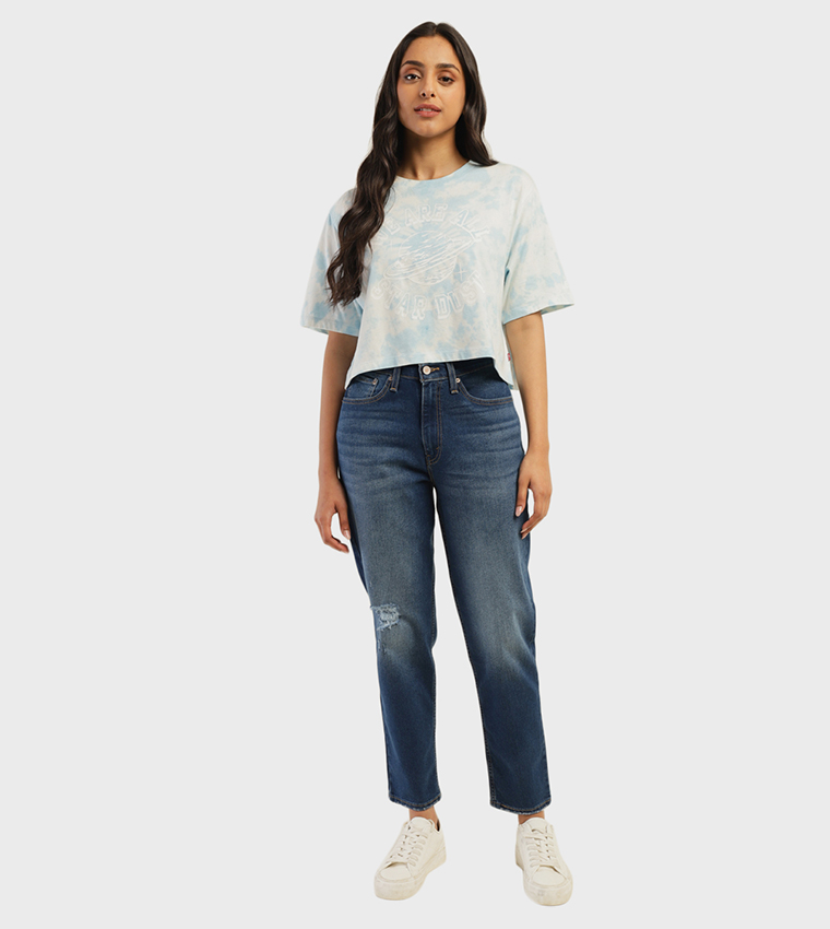 Mid Rise 80s Mom Tapered Jeans