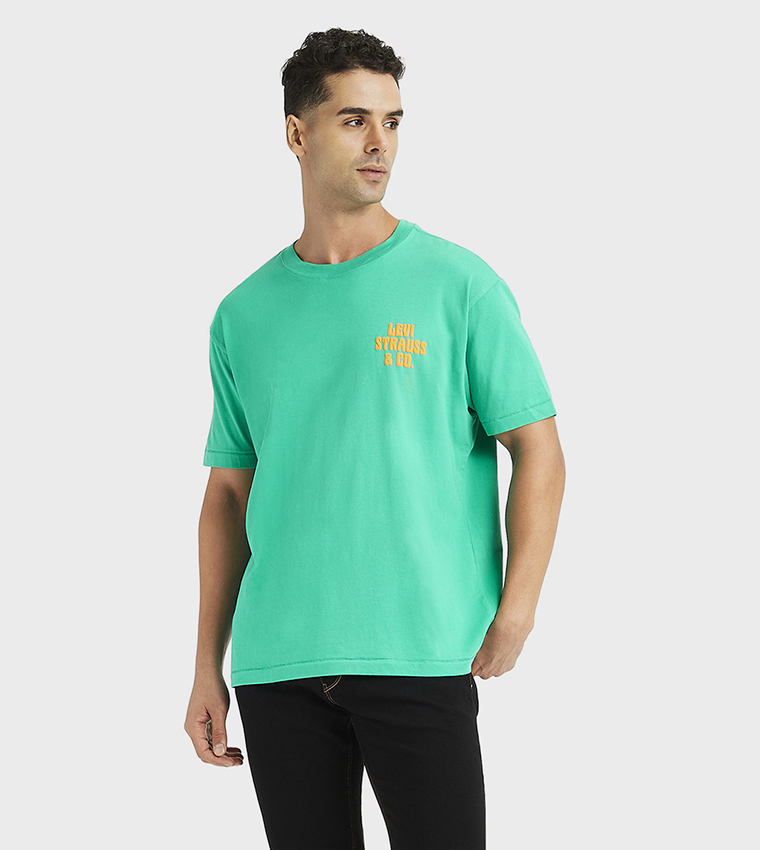 Logo Printed Regular Fit T-Shirt