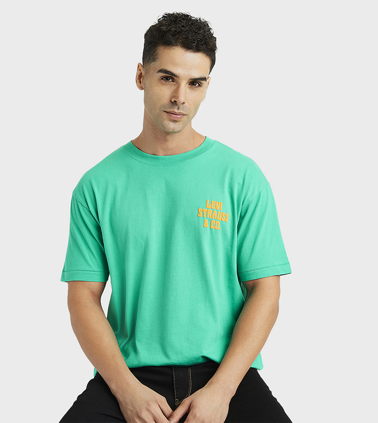 Logo Printed Regular Fit T-Shirt