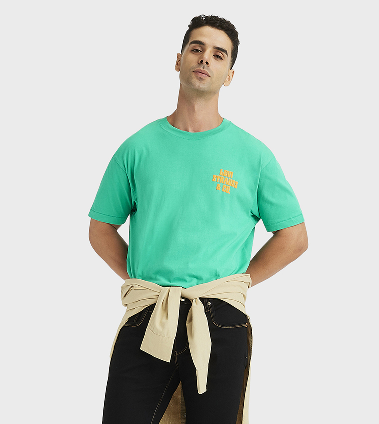 Logo Printed Regular Fit T-Shirt