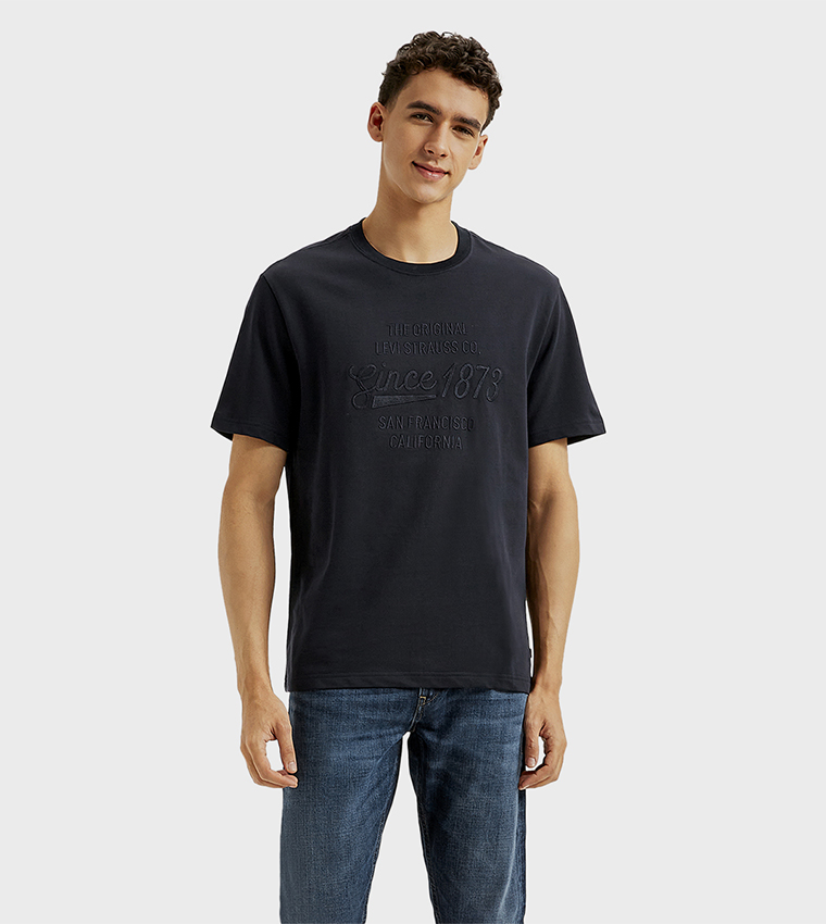 Embroidered Crew Neck T-Shirt