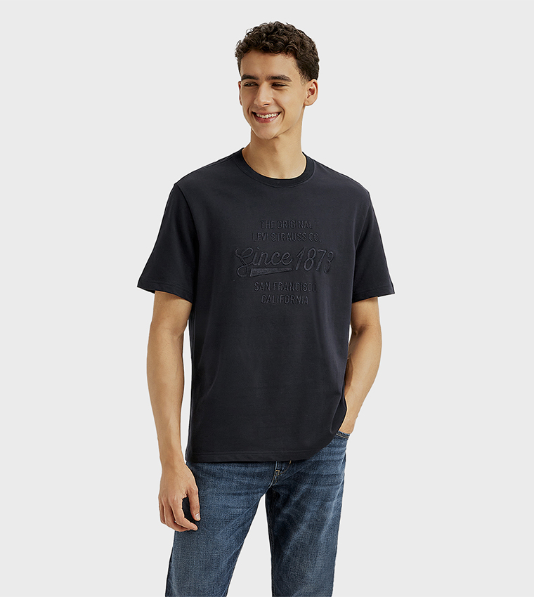 Embroidered Crew Neck T-Shirt