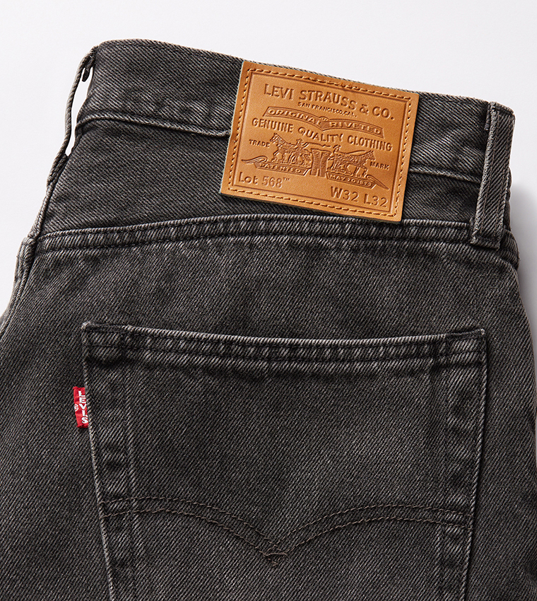 468 Faded Relaxed Fit Denim Shorts