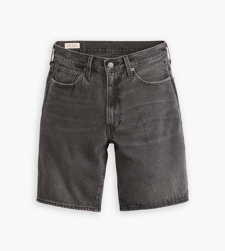 468 Faded Relaxed Fit Denim Shorts