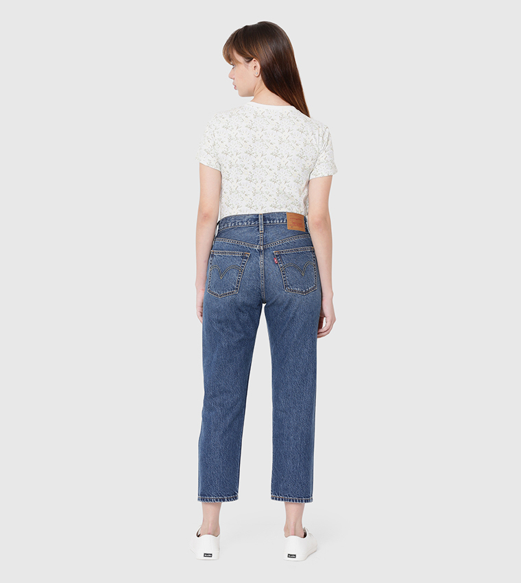 501 Original Cropped Straight Fit Jeans