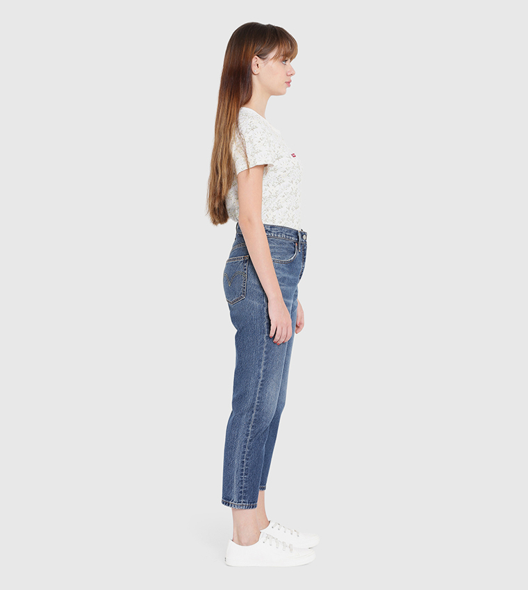 501 Original Cropped Straight Fit Jeans