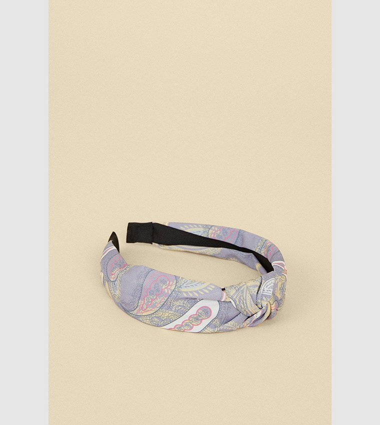 Buy Oasis Paisley Headband In Grey 6thStreet Qatar