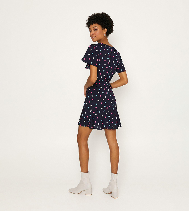 Oasis multi spot skater dress hot sale