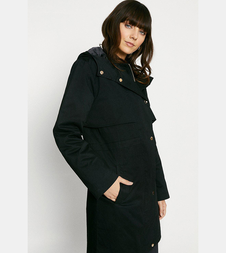 Oasis lightweight parka grey deals