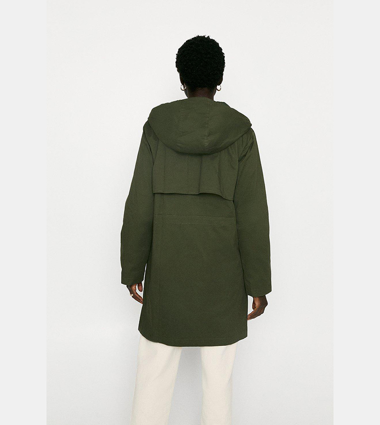Oasis lightweight parka grey hotsell