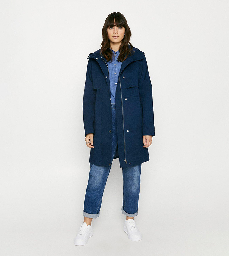 Oasis lightweight parka grey new arrivals