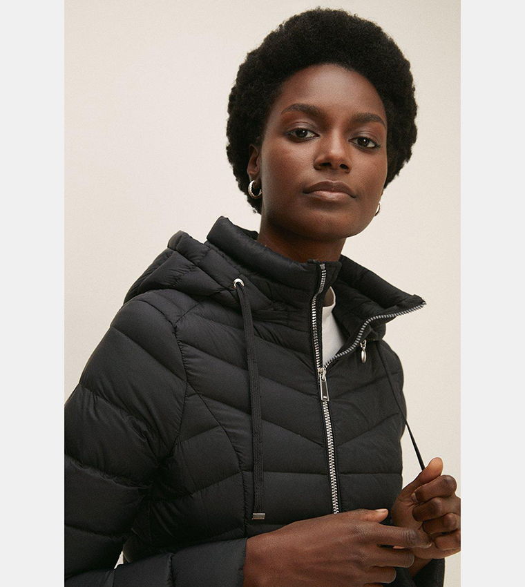Buy Oasis Short Padded Packable Puffer Jacket In Black 6thStreet Bahrain