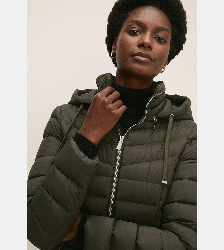 Oasis short padded jacket deals